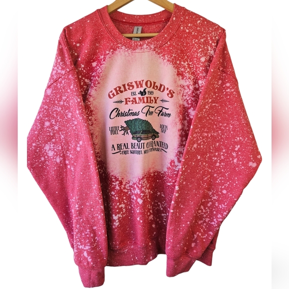 Custom Bleach Dyed Sweatshirt - Picture 13 of 14